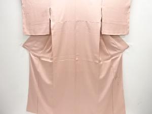 未使用品　百貫達雄　織柄一つ紋色無地着物